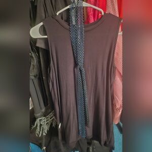 Blue Rhinestone Fashion Tie